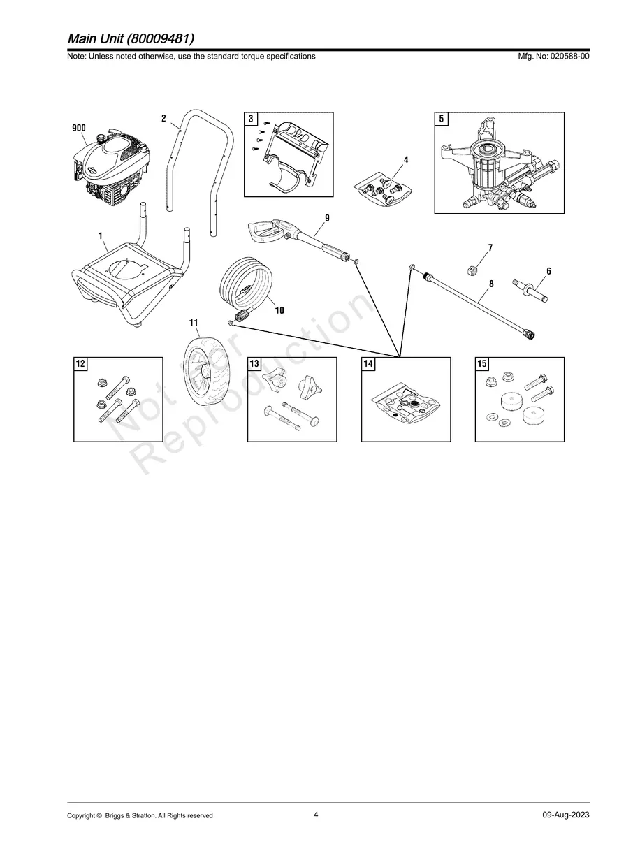 BRIGGS AND STRATTON, 020588-00, IPL.4